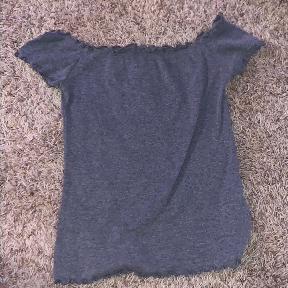 Off the shoulder shirt